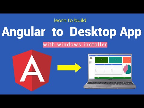 Angular App to Desktop App | convert angular app to electron desktop with installer