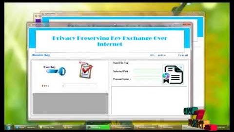 Final Year Projects 2015 | Privacy Preserving Key Exchange Over Internet