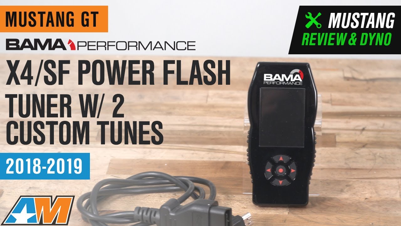 Bama Mustang X4/SF4 Power Flash Tuner with 2 Custom Tunes 407064