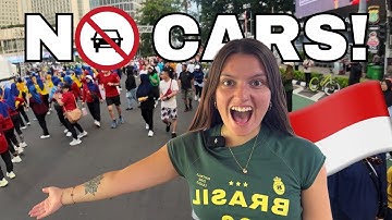 Jakarta Car Free Day 🇮🇩We Didn