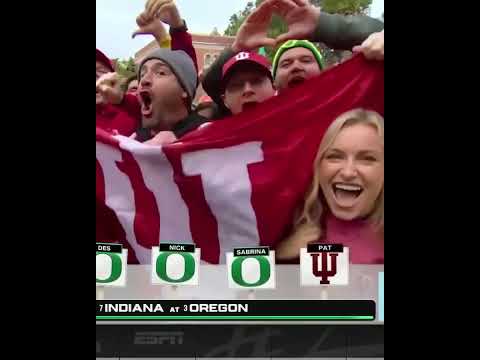 PAT CALLED INDIANA UPSETTING OREGON 🔥