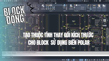 Bài 3: Hướng dẫn sử dụng tham số Polar khi tạo Block động trong Autocad I Cademy