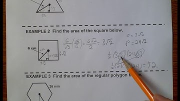 Geometry (Topic 1-5) Areas of Regular Polygons