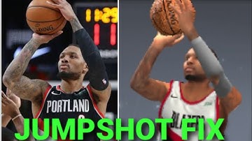 Damian Lillard Jumpshot Fix (Accurate One) NBA 2K20 MOBILE