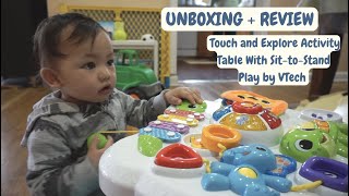 Touch And Explore Activity Table With Sit-To-Stand Play By Vtech Unboxing Video Whachuseysey