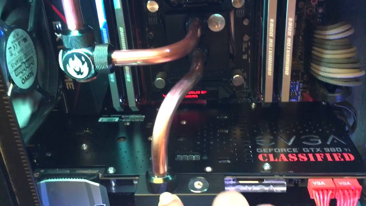 copper water cooling pc