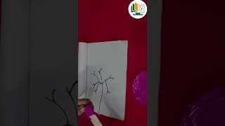 Cherry Blossom | Simple and Easy Kindergarten Art and Craft Activity | OnlineSFS