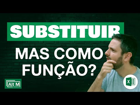 Função SUBSTITUIR: Remova