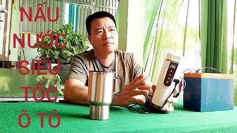 ẤM ĐUN NẤU NƯỚC SÔI SIÊU TỐC TRÊN XE HƠI Ô TÔ PHA TRÀ PHA MÌ CÀ PHÊ THUẬN TIỆN CHO MỌI NGƯỜI