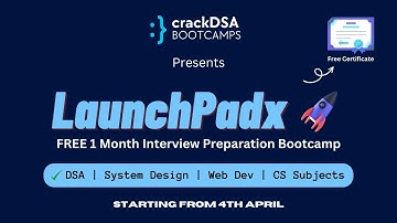 🔥 Announcing the Ultimate Interview Preparation Bootcamp LaunchPadx 🚀 | crackDSA | Abhinav Awasthi