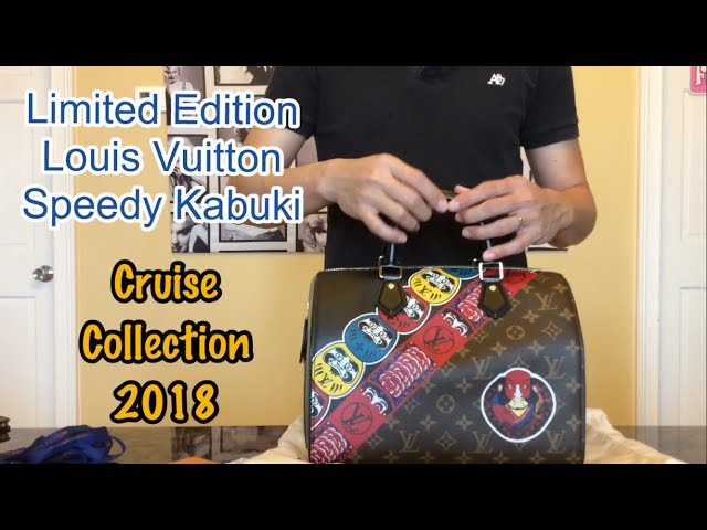 New Release! Louis Vuitton Speedy Kabuki Cruise Collection 2018