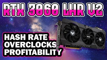 Mining Ethereum with a RTX 3060 LHR graphics card can be VERY profitable...