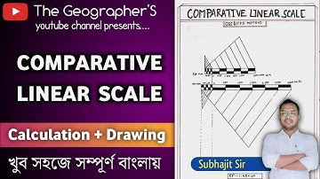 Comparative Linear Scale || Geography Practical || Step by Step খুব সহজে