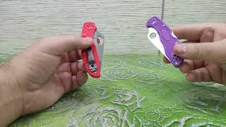 Spyderco Delica 4 (Копия) и Ganzo F759m обзор-сравнение