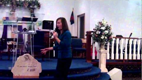Judy England preaching"when you dont feel good eno...