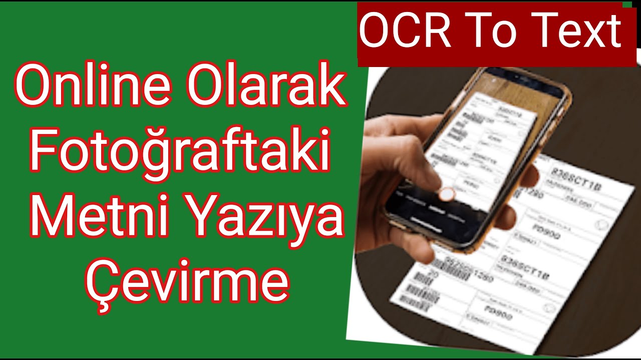 Fotograftaki Yaziyi Vorde Aktarma Fotograftaki Yaziyi Kopyalama Ocr To Text Online Youtube