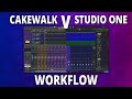 Cakewalk VS Studio One WORKFLOW!