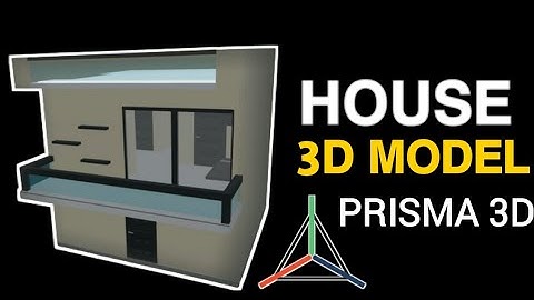 HOUSE 3D MODEL ll Animation ll Prisma 3d ll NK DYNAMIC