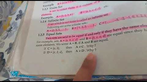 Sets(Unit#01) Equal Sets ,Equivalent sets & Subset