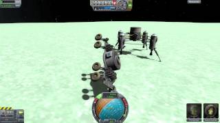 Breakdancing Minmus Rover in KSP