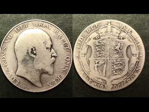 UK 1906 HALF CROWN Coin VALUE + REVIEW Edwards VII