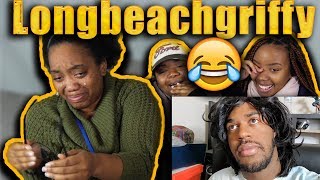 SHE CRIED😂 LONGBEACHGRIFFY COMPILATION REACTION - Black people will say anything while roasting