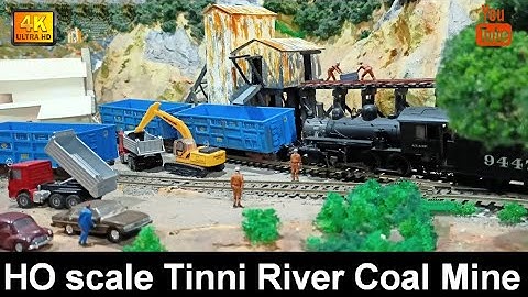 HO scale coal mine layout | Model Railroad scratch built coal mine | Railroad - Operations: Mine Run