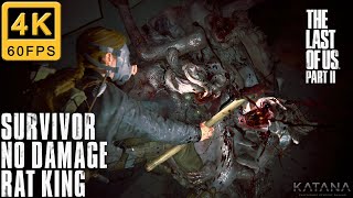 The Last of Us 2 Rat King Boss Fight | Survivor No Damage