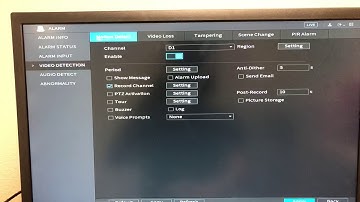 Enable Motion Record on Dahua 4.0