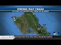 Wrong-way driver, 93, dies after Moanalua Freeway off-ramp crash