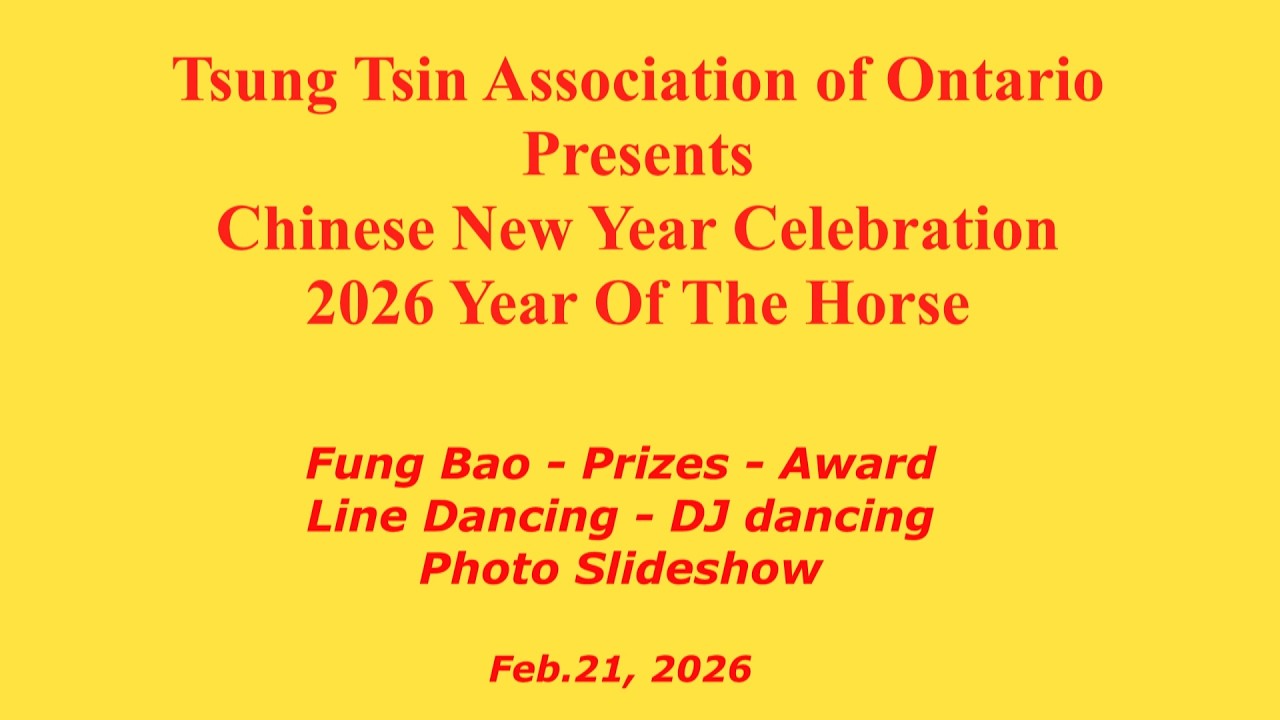 VIDEO - TTA Chinese New Year 2026 -Fung Bao - Prizes Award - Line Dancing DJ Dancing - Photo Slideshow