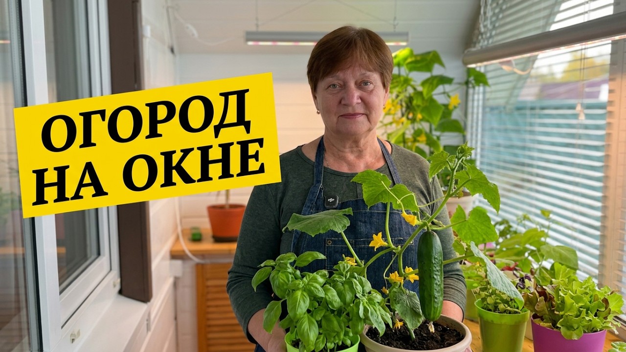 Огород дома без лишних хлопот: справится каждый! — Transcript