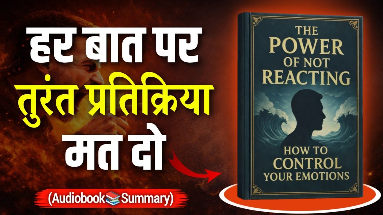 The Power of Not Reacting (Audiobook) Book Summary in Hindi ⁠| Book Office Hindi