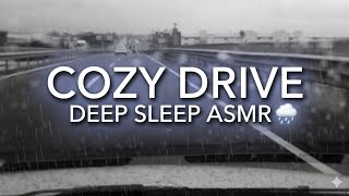 Foggy Rainy Drive 🌧️ Relaxing Car Engine Sound &amp; Winding Roads (ASMR) 4K | Oylat - İnegöl