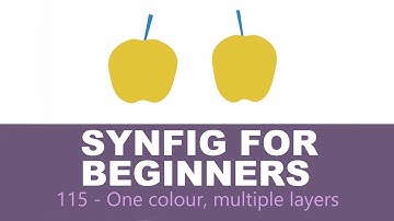 Synfig for beginners: 115 - One Colour, Multiple Layers