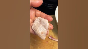 How To Debone Chicken Wings #shorts