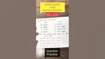Biological Classification🦠| PYQs | Question Practice | NEET 2026 #neet #pw #physicswallah #neet2026