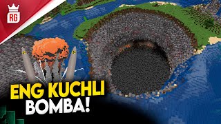 MINECRAFT ● ENG KUCHLI BOMBA! ● O'ZBEKCHA O'YINLAR