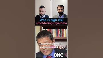 Who is High-risk smoldering myeloma | Dr. S. Vincent Rajkumar