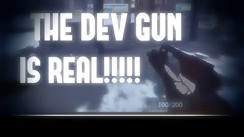 THE C-OPS DEV-GUN IS REAL!!!