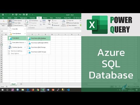 สอน Excel Power Query: การดึงข้อมูลจาก Azure SQL Database