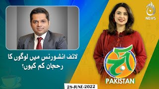 Pakistan mein life insurance ka rujhan kam ya ziada? | Aaj Pakistan with Sidra Iqbal