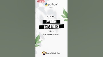 Unknown Python One-Liner Tricks That Will Blow Your Mind! | Python Tricks