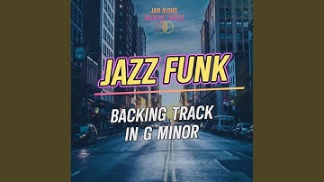 Groovy Jazz Funk Guitar Backing Track in Gm (115 bpm)