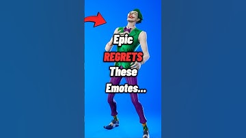 Epic Regrets Releasing These Fortnite Emotes…
