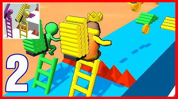 Ladder Race - Gameplay Walkthrough Part 2 - All Levels 26-50 (Android,iOS)