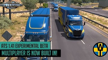 ATS 1.41 Experimental beta - Multiplayer is here!
