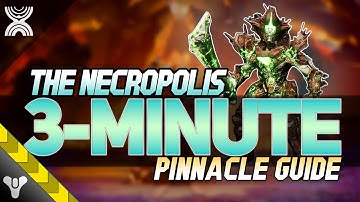 THE NECROPOLIS GUIDE // 3-Minute Pinnacle Dungeon Lair Walkthrough #destiny2 #portal