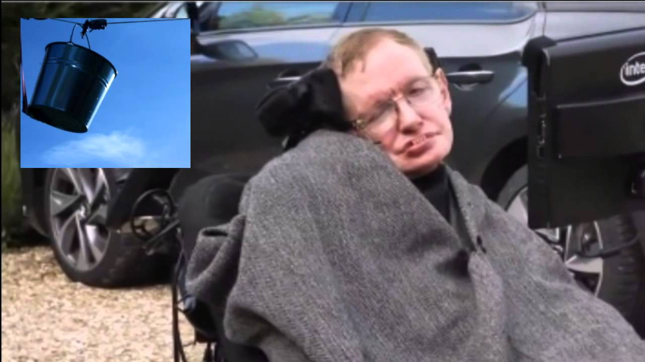 Stephen Hawking VANISHES during ice bucket challenge YouTube