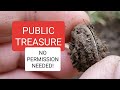 Metal Detector Finds Treasure in Public Places, No Permission Needed!